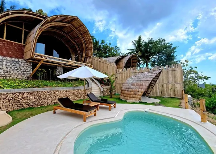 Marilea Bamboo Concept , Private Pool, Seaview, Adults Only Lodge Toyapakeh