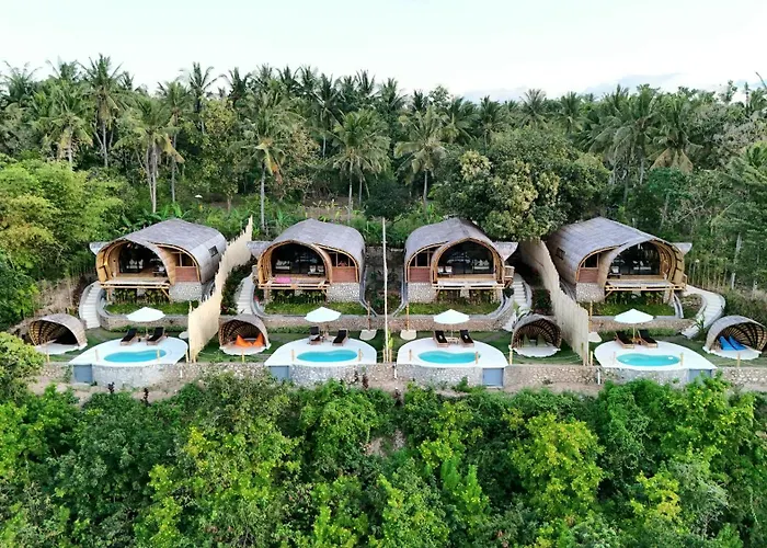Lodge Marilea Bamboo Concept , Private Pool, Seaview, Adults Only Toyapakeh